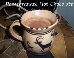 pomegranate hot chocolate