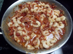 Shrimp and Pancetta Polenta